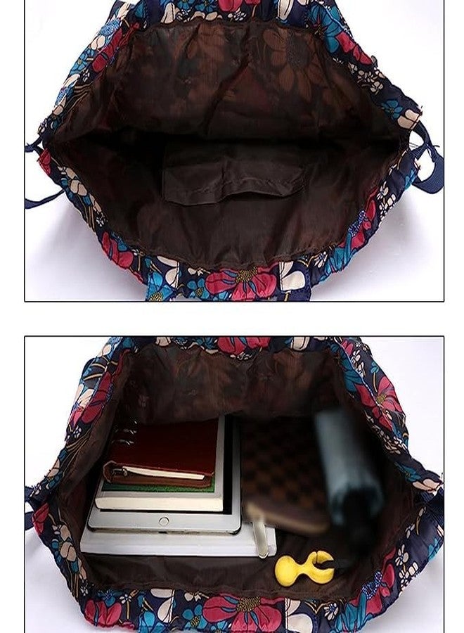 SHIELD PLUS Large Storage Foldable Reusable Drawstring Bags, Waterproof Backpack for school Sports Gym Yoga Beach Shopping Holidays Swimming Traveling - Image 5