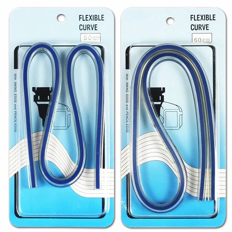 Bendable Curved Ruler Flexible Ruler Easy to Read for Engineering Drawing Tailor Sewing Design Draphics Flexible Template - Image 3