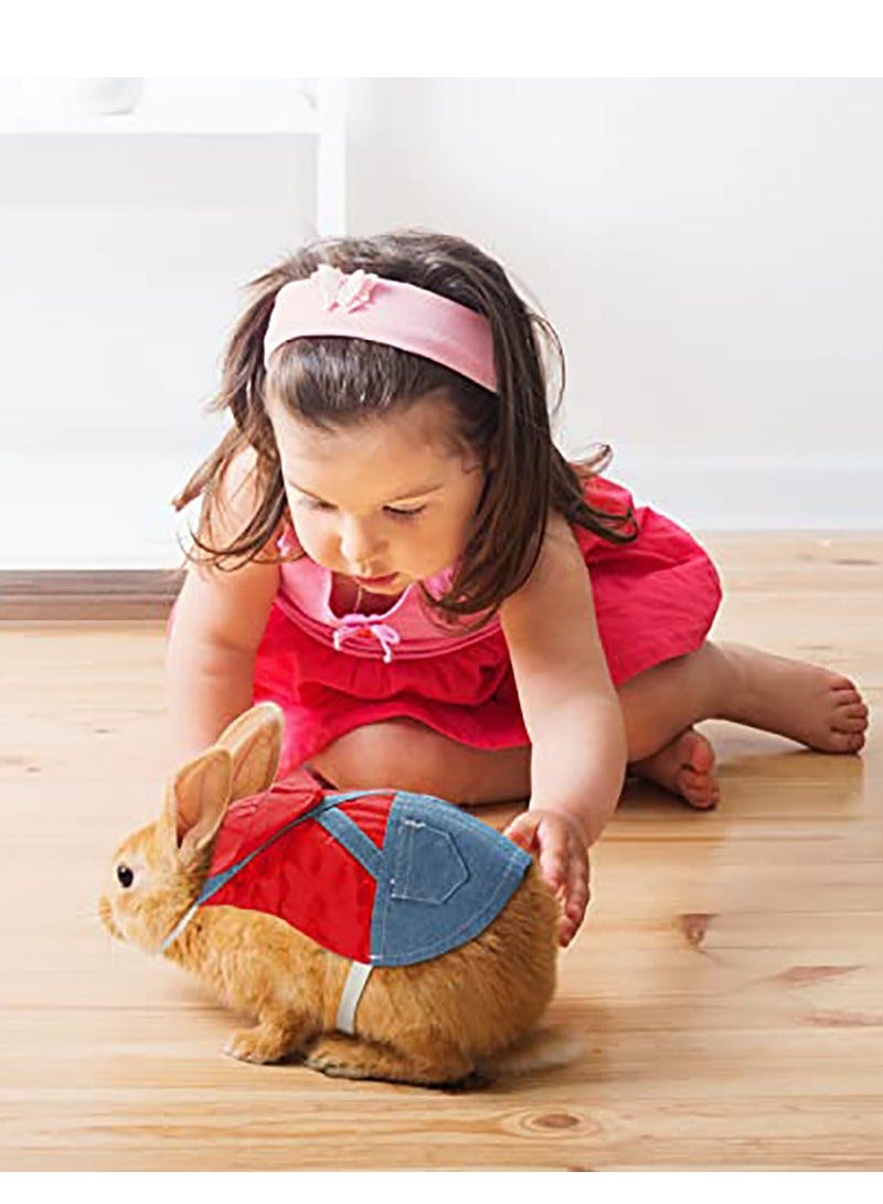 SYOSI حزام الأرانب وحزام الأرانب، حزام المشي للأرانب، حزام الأرانب وحزامها، أساسيات الأرانب الصغيرة، حزام الأرانب، مع حزام للجراء والقطط الصغيرة أثناء المشي - Image 5