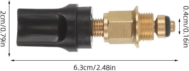 Boiler Fill Valve - Brass Water Inlet Tap for Wall Hung Heating System Replacement Accessory for Home Furnace Leak Proof Manual Filling Solution Black - Image 2