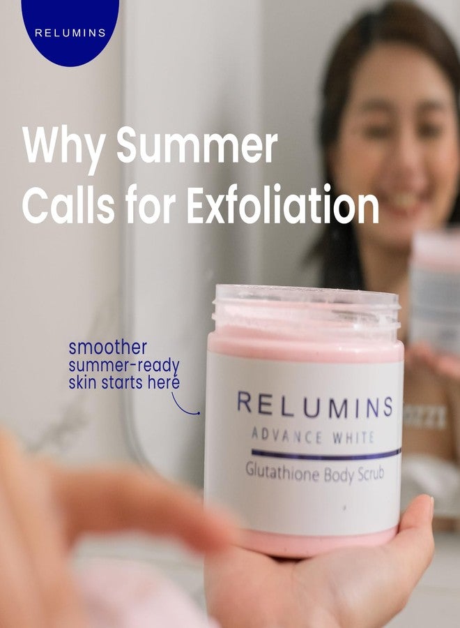 Relumins Premium Summer Body Scrub with Glutathione, Rosehip & Sea Salt – Hydrating Exfoliating Scrub for Smooth, Radiant, Beach-Ready Skin Self-Care Routine – Gentle Moisturizing Formula – 400ml - Image 3