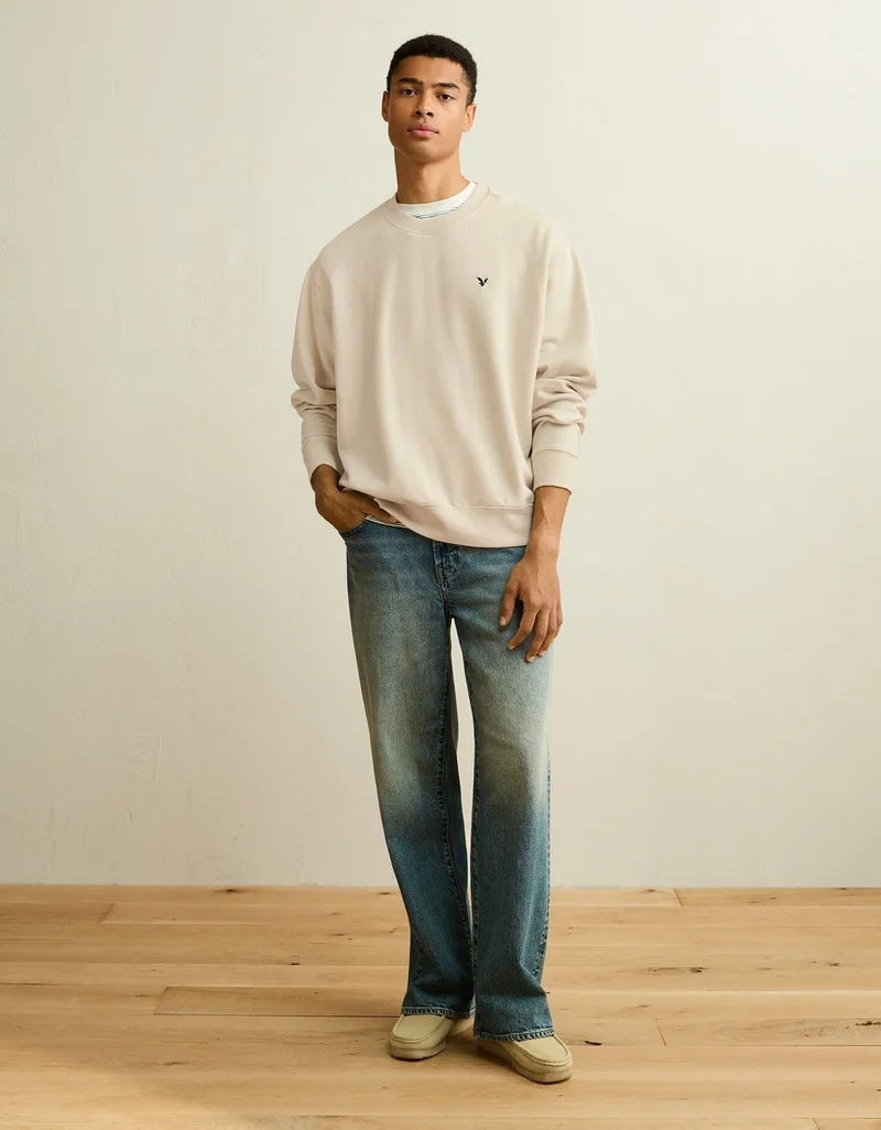American Eagle AE Lightweight Logo Sweatshirt
