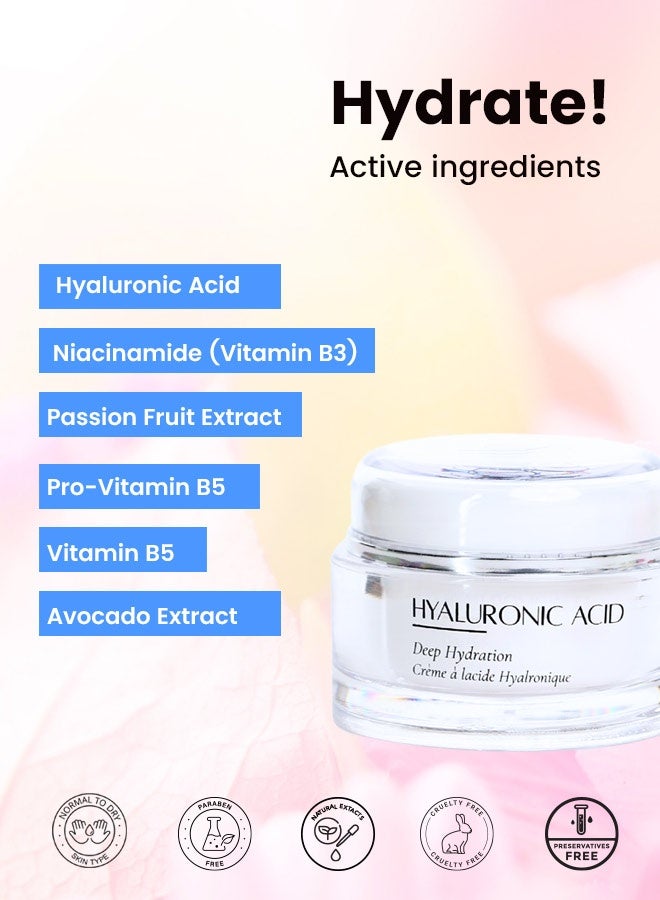 Solimar Paris Hyaluronic Acid Cream 50ml – Immediate and Intense Hydration for Smooth, Radiant Skin - Image 4