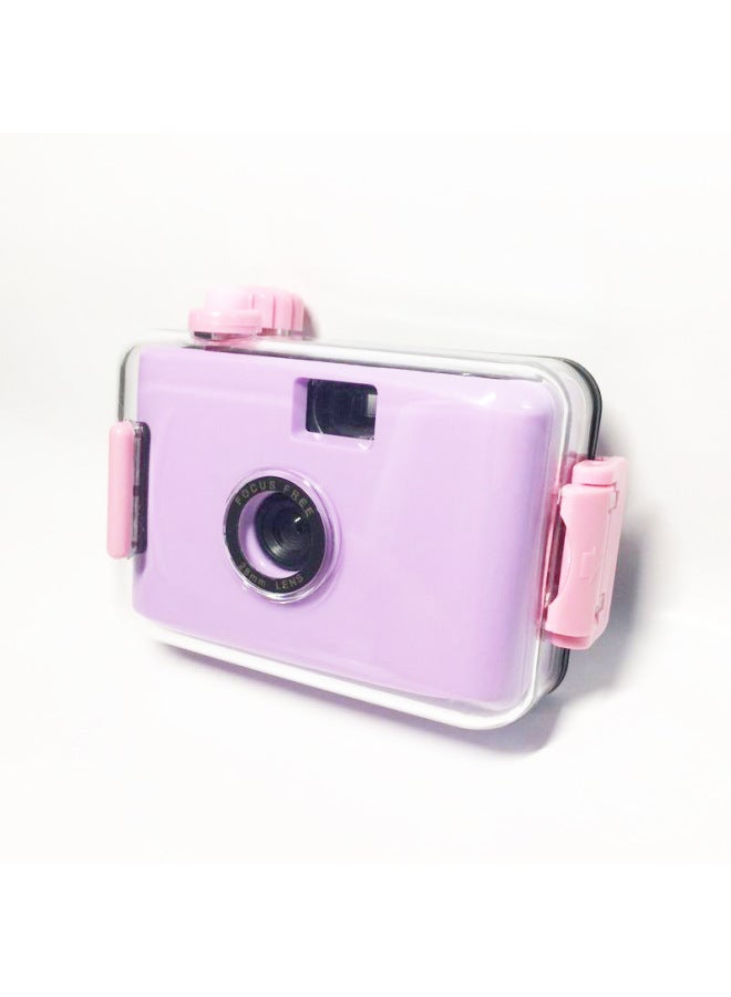 Purple Powder Shell Manual Fool Camera Film Retro Student Entry-level Film Machine Hot Sale Manufacturer-Color:Purple Pink Shell  - Image 5