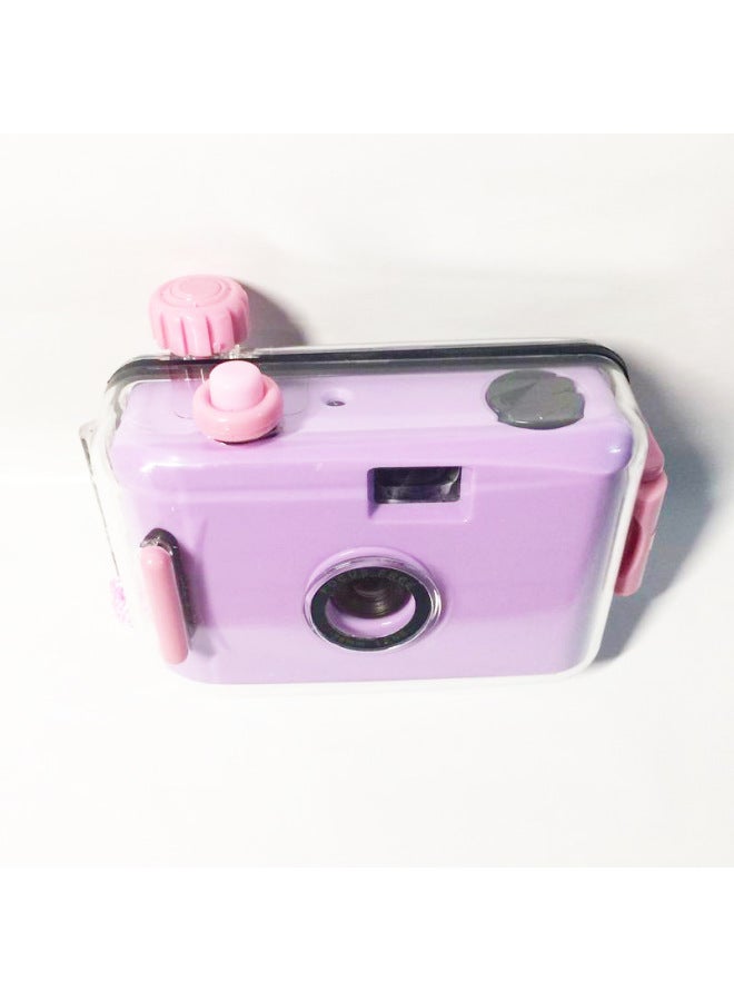 Purple Powder Shell Manual Fool Camera Film Retro Student Entry-level Film Machine Hot Sale Manufacturer-Color:Purple Pink Shell  - Image 4