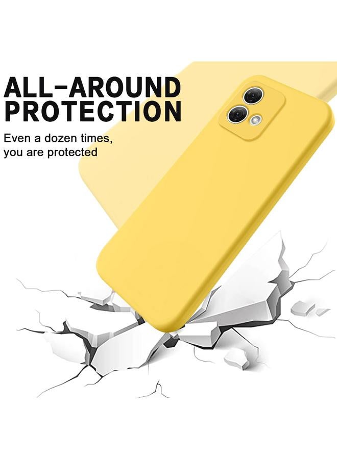 S-TOP Case For Motorola Moto G84 5G Pure Color Liquid Silicone Shockproof Phone Case - Image 4
