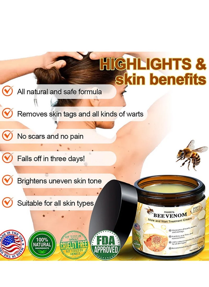 PHANSTA Venom Treatment Cream, New Professional Bee Venom Repair Cream, Bee Venom Cream for All Parts of The Body (1 Pack) 2024 New Bee Venom Treatment Cream - Image 2
