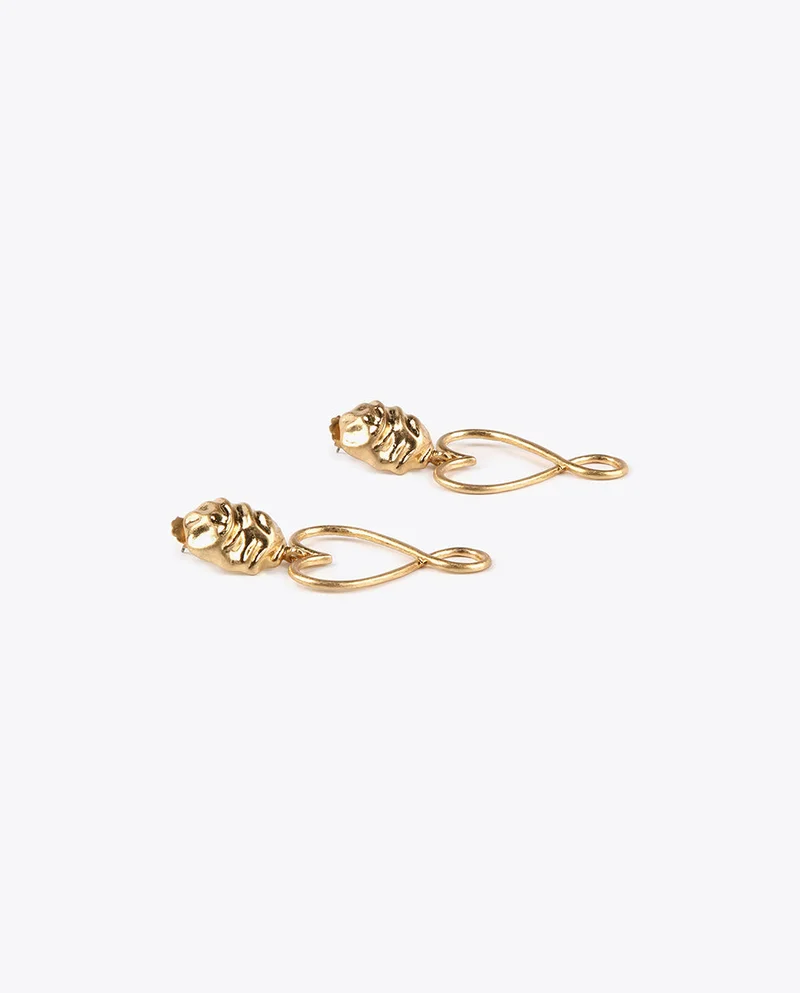 Lola Casademunt Infinity heart earrings
