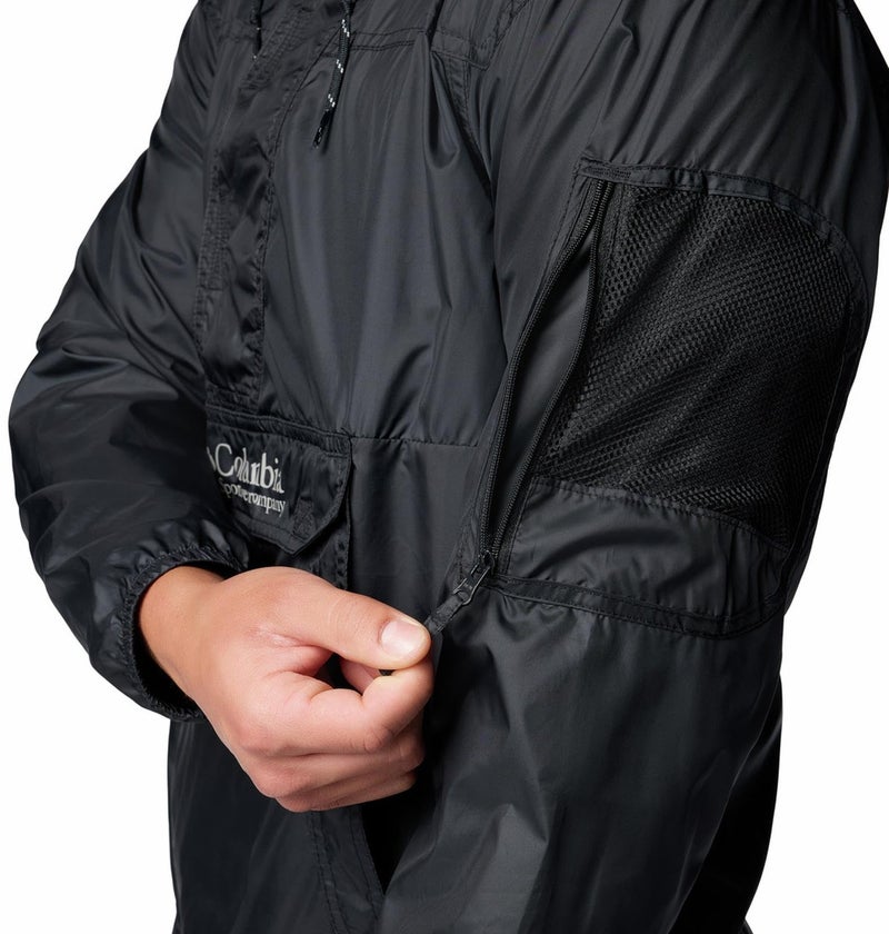 Columbia Men Black Omni Shield Challenger II Windbreaker Jacket, L - Image 5
