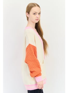 adidas Originals Women Sportswear Fit Outdoor Cardingan, Multicolor  - Image 3