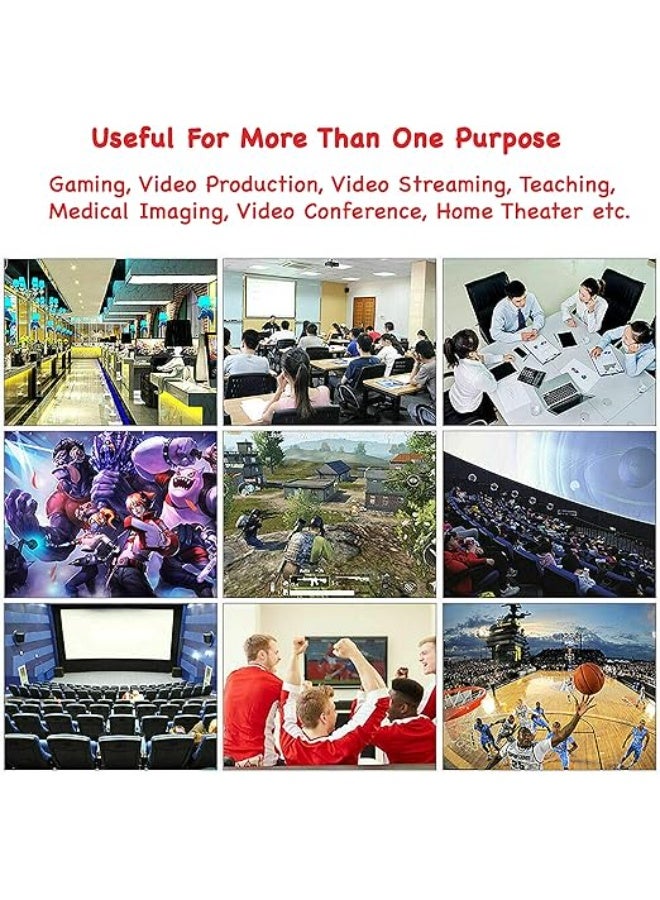 Video Capture Card – Easy Plug & Play HDMI Capture – Ideal for Gaming, Streaming & Online Meetings - Image 4