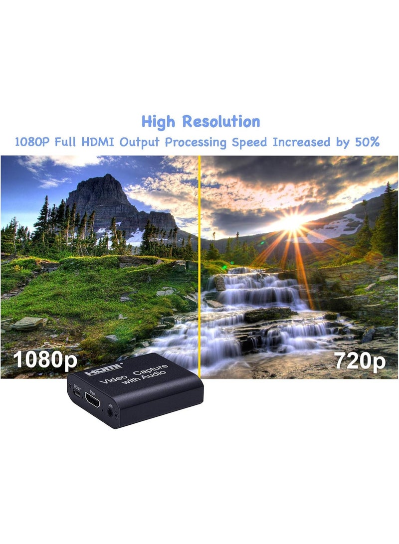 Video Capture Card – Easy Plug & Play HDMI Capture – Ideal for Gaming, Streaming & Online Meetings - Image 2