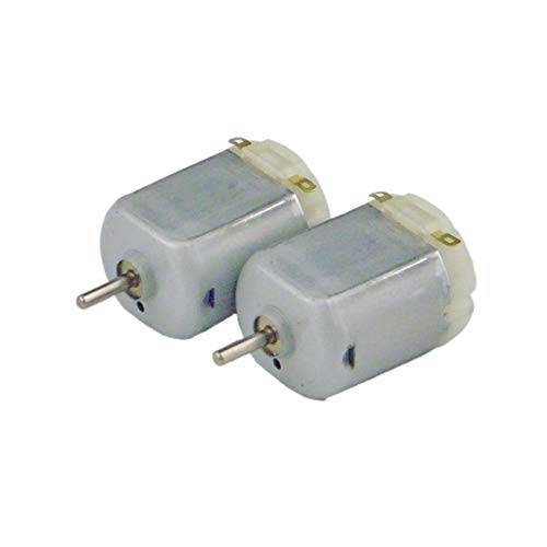 CHANCS Lot of 2 Small DC 130 Motor 3V 6 V for Model,Fan,Remote Control Devices 8000RPM - Image 1