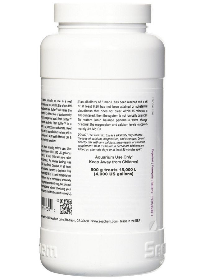 Seachem Reef Buffer, 500 grams,white - Image 2
