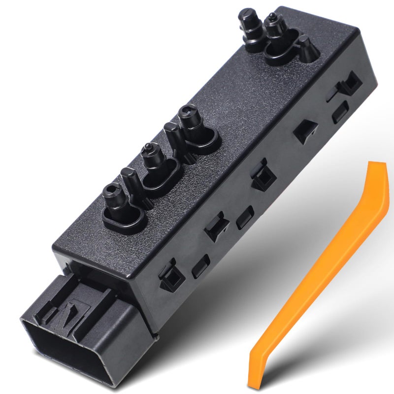 SORGHUM Power Seat Switch  Front Right Passenger Side Adjustment Control 8 Ways for 1019 Chevrolet Camaro Malibu Equinox Silverado Tahoe GMC Sierra Yukon Buick Cadillac Replace 25974715 12451498