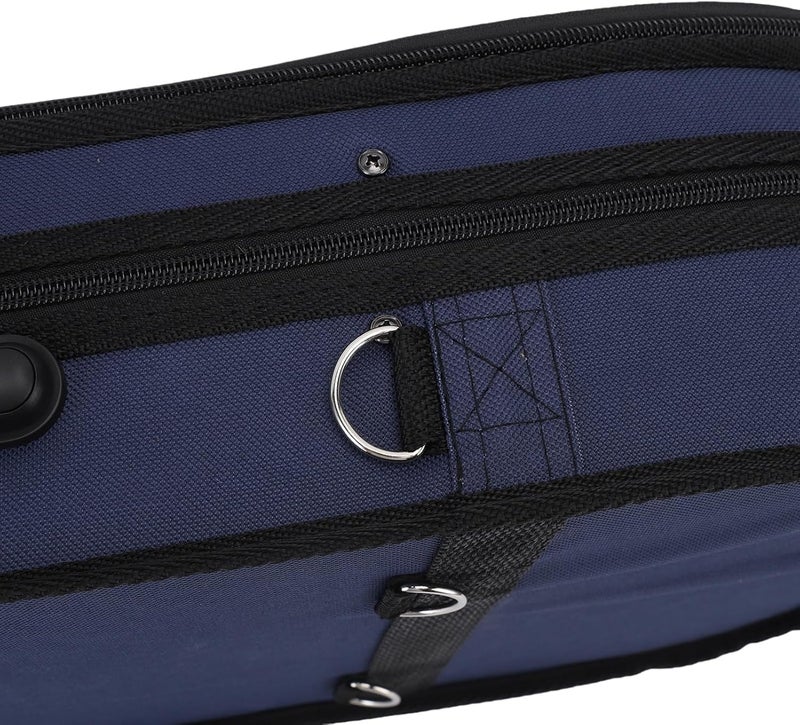 4/4 Violin Case Blue, Lightweight Oxford Cloth with Impact Resist, Protective Storage Box for Travel and Home Use - Ergonomic Design, Shock Absorbing Foam, Ideal for Classical - Image 5