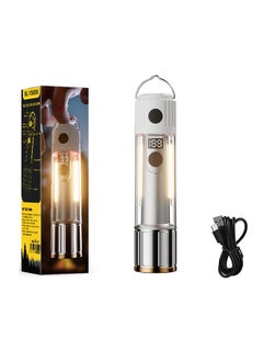 Multi-Functional Flashlight Strong Light Long Range With Hook Work Light Outdoor Camping Atmosphere Light Camping Tent Light