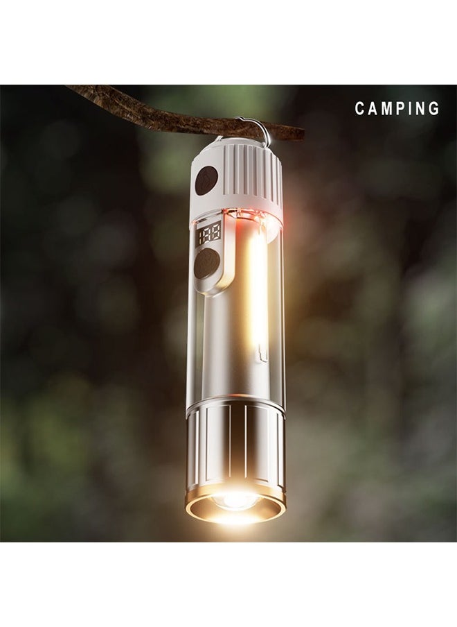 OASIS DESERT - Multi-Functional Flashlight Strong Light Long Range With Hook Work Light Outdoor Camping Atmosphere Light Camping Tent Light - Image 1