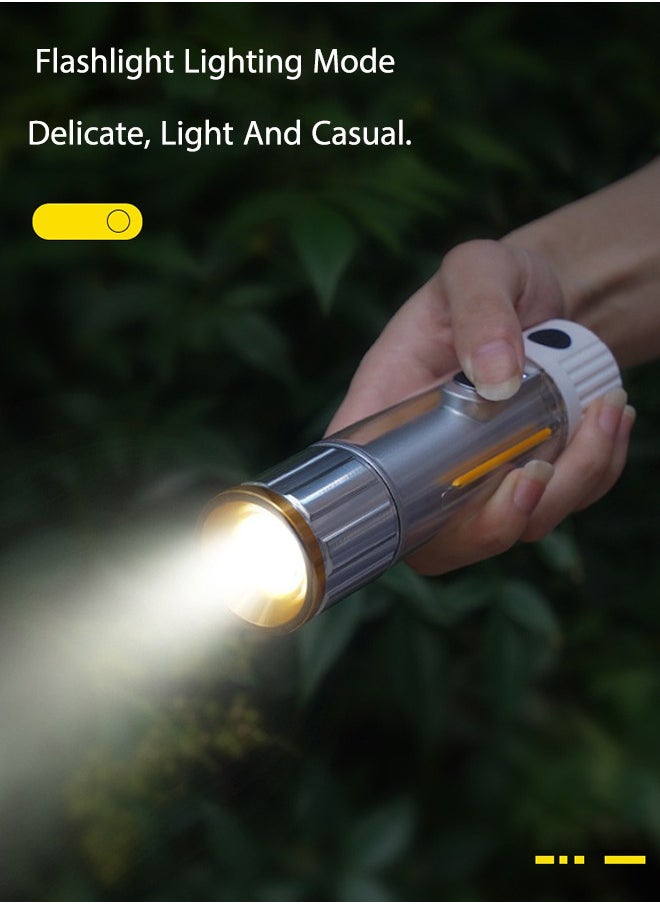 OASIS DESERT - Multi-Functional Flashlight Strong Light Long Range With Hook Work Light Outdoor Camping Atmosphere Light Camping Tent Light - Image 1