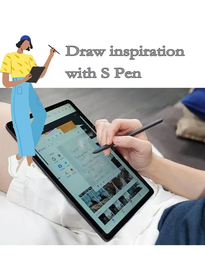Green Tiger 1 Pack Galaxy Tab S6 Lite Stylus Pen Replacement for Samsung Galaxy Tab S6 Lite S Pen, 4096 Levels of Pressure Sensitivity Stylus Pen Replacement for Samsung Galaxy Tab S6 Lite S Pen (Black) - Image 3