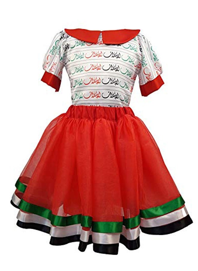 Lamora Al Emarat Printing UAE National Day Flag Top and Skirt - Image 1