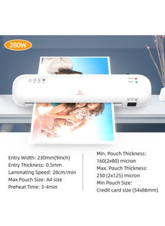 OSMILE Laminator Machine A4 A5 A6 for Home School Office Use  - Image 2