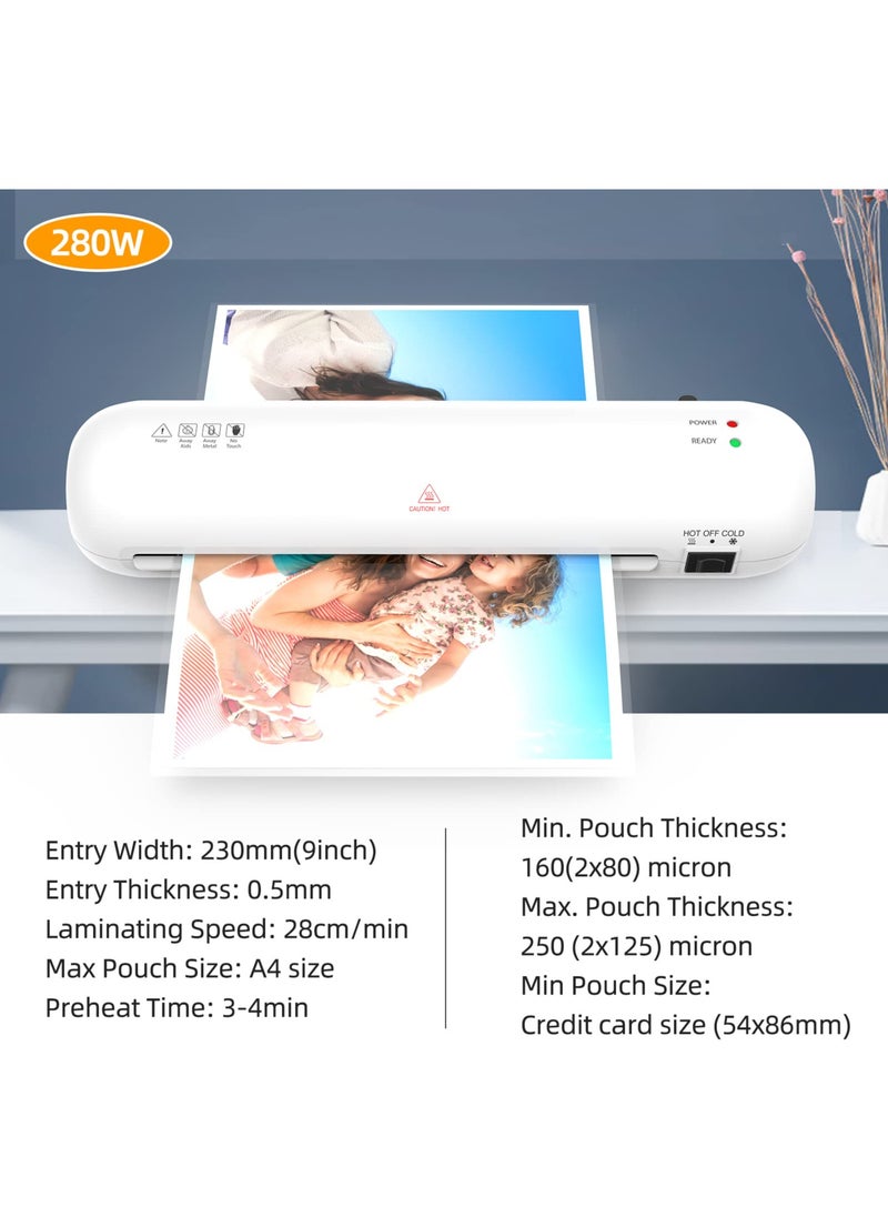 OSMILE Laminator Machine A4 A5 A6 for Home School Office Use  - Image 2