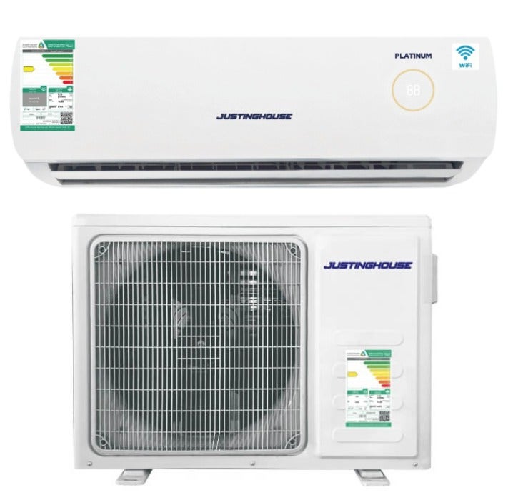 جوستنج هاوس مكيف سبليت جستنغ هاوس حار / بارد 18,000 وحدة واي فاي بلاتينيوم - JHSP-18HC-WF - Image 1