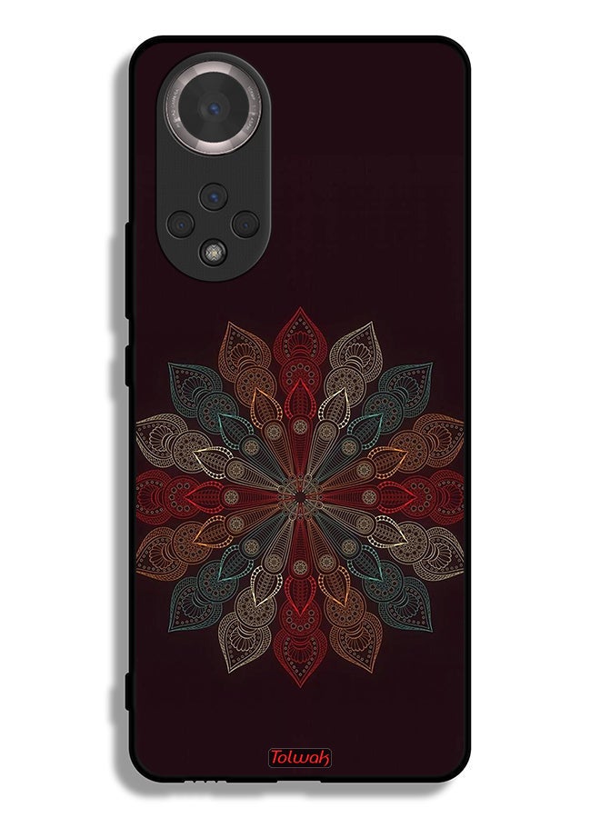 Tolwak Honor 50 Protective Case Cover Mandala Flower Art - Image 2