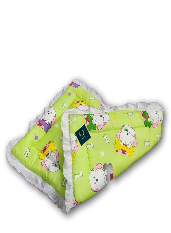 Fareto Newborn Baby Lacy Muslin Super Soft, Cradle Bed, Baby Bed (Multicolored)(0-12 Months)(Size: L-28 Inchs, B-19 Inchs)(Pack of 3) - Image 5