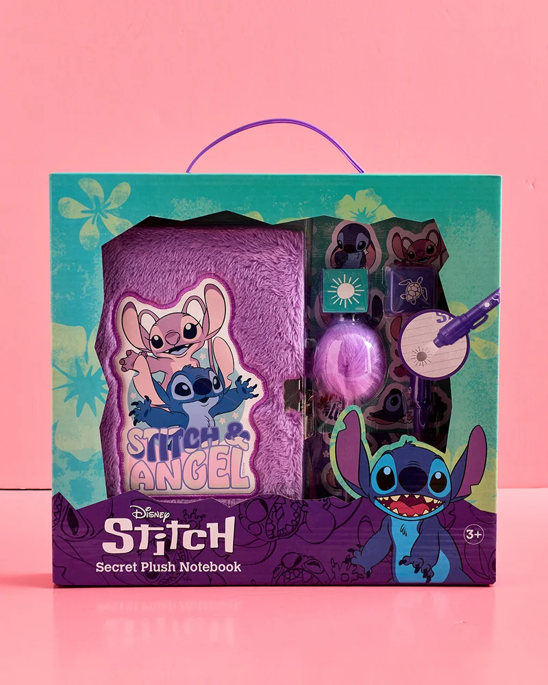 REDTAG Purple Stitch Secret Plush Notebook