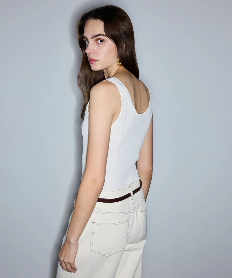 Ipekyol  Buttoned Knit Tank Top for Women | Best Price UAE