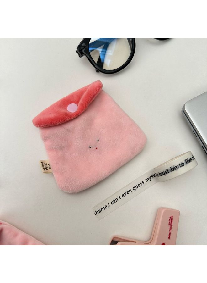 South Korea Bow Coin Purse Cute Girl's Heart Portable Multi-functional Storage Card Bag Small Bag Pendant