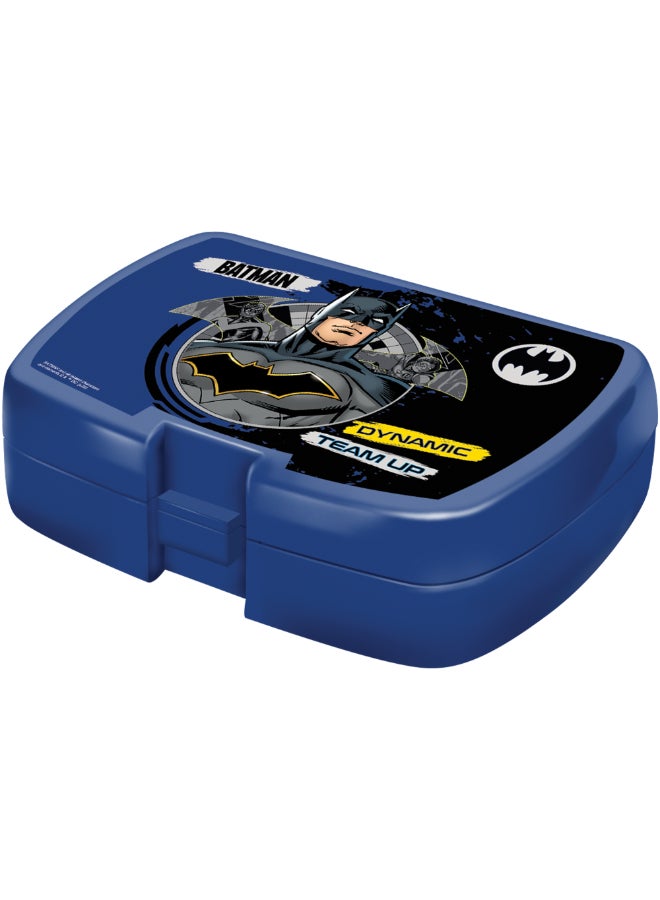 Warner Bros. DC Batman 5 in 1 Value Pack (16" Trolley Bag with Lunch Box, Lunch bag, Water Bottle and Pencil Case) - Image 4