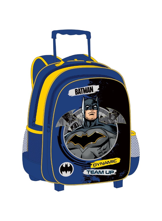 Warner Bros. DC Batman 5 in 1 Value Pack (16" Trolley Bag with Lunch Box, Lunch bag, Water Bottle and Pencil Case) - Image 5