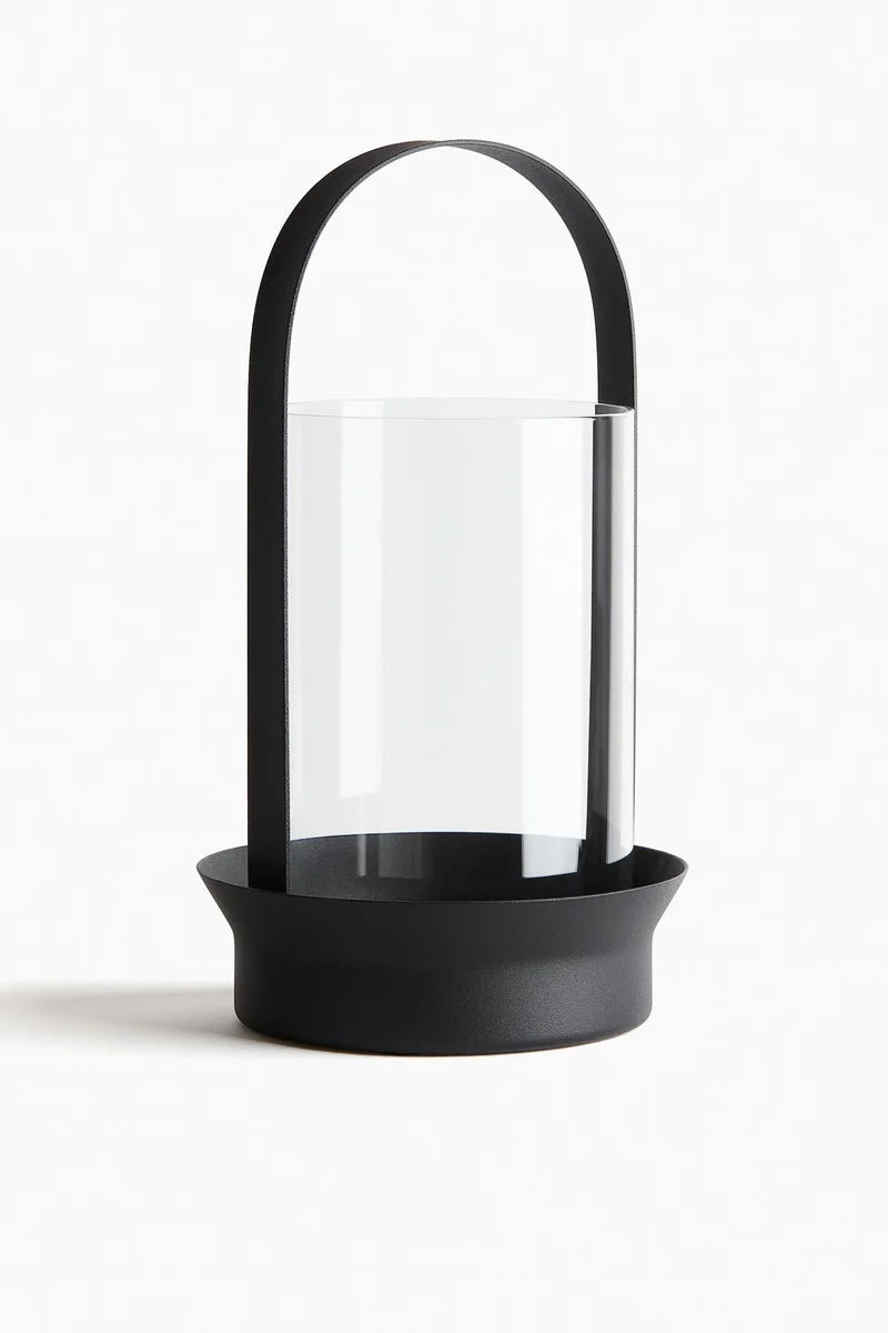 اتش اند ام فانوس كبير من الزجاج