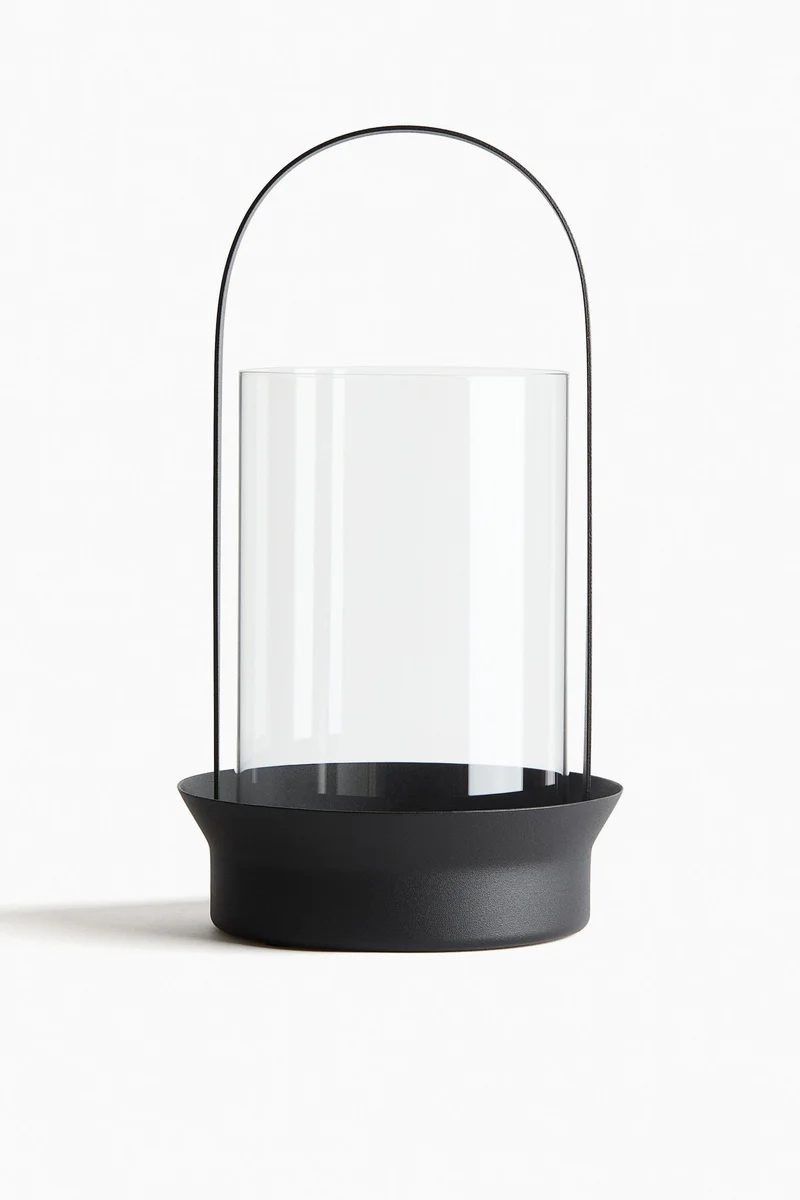 اتش اند ام فانوس كبير من الزجاج