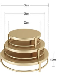 Multipurpose Set of 3 Cake Plate Dessert Cupcake Display Stands for Home Decoration - pzsku/Z7FE0EDFA65D45ACC9A9DZ/45/_/1674905161/ba906c85-8715-4f54-bcc5-52c21b71d20c