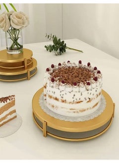 C&C Home Multipurpose Set of 3 Cake Plate Dessert Cupcake Display Stands for Home Decoration  - Image 5