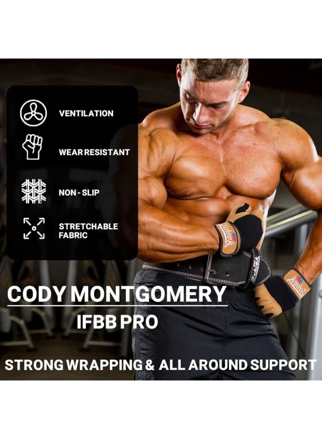 شيك قفازات رفع Schiek موديل 425 Power Series مع لفافة معصم نشطة صغيرة - Image 4