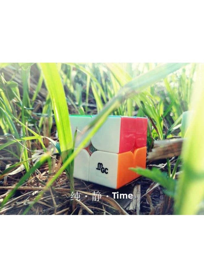 Yongjun MGC Magnetic Series 256th Rubik's Cube Elite 3rd Magnetic Smooth Competition Special Toys Wholesale-Color:MGC Second Order Color  - Image 1