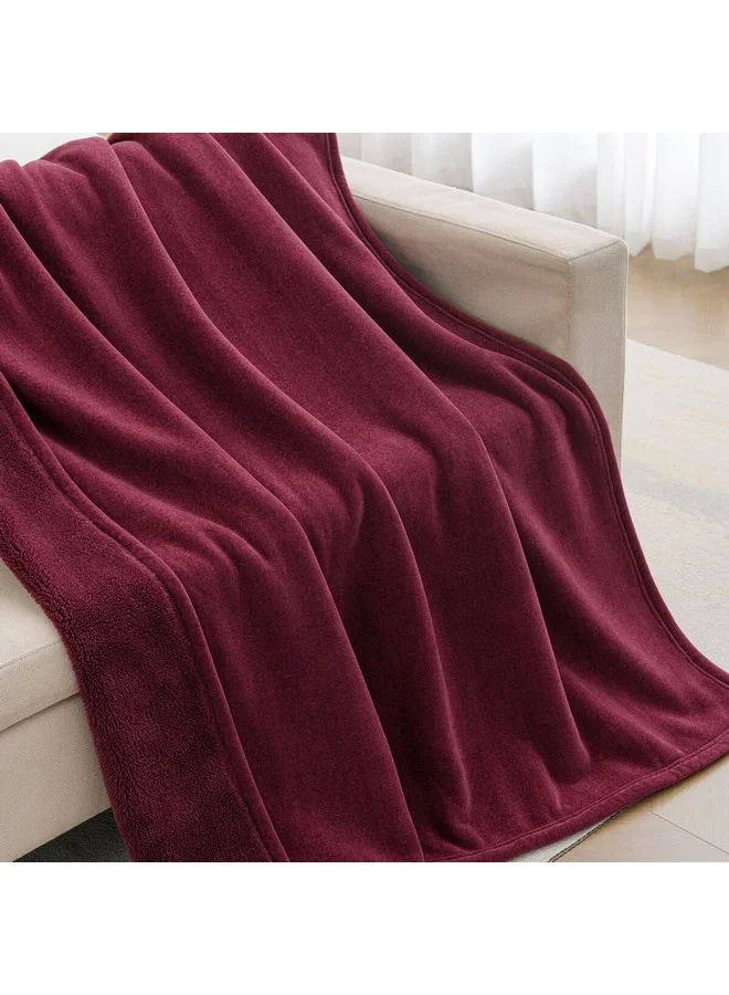 ميزوي بطانية مينك مريحة ناعمة وفاخرة كستنائي 1 x 153 x 127 سم MINK BRUSHED 03