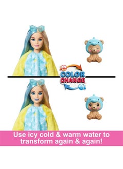 Barbie Barbie Cutie Reveal Doll in a Teddy Bear as Dolphin Costume with Pet & 10 Surprises  - Image 2