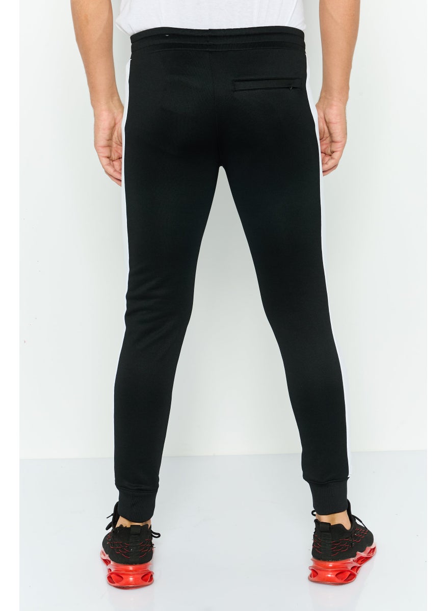 PUMA Men Slim Fit Drawstring Training Track Pants, Black  - Image 3