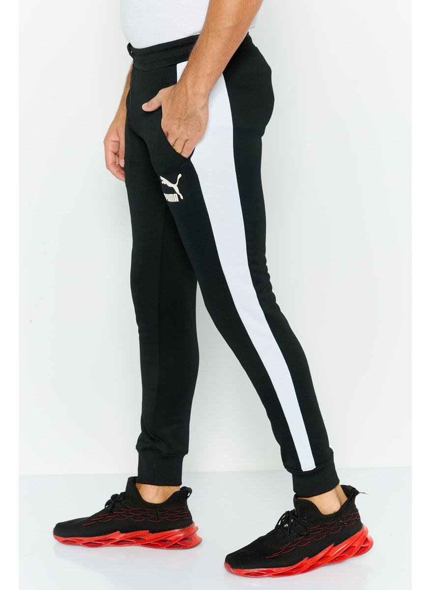 PUMA Men Slim Fit Drawstring Training Track Pants, Black  - Image 2