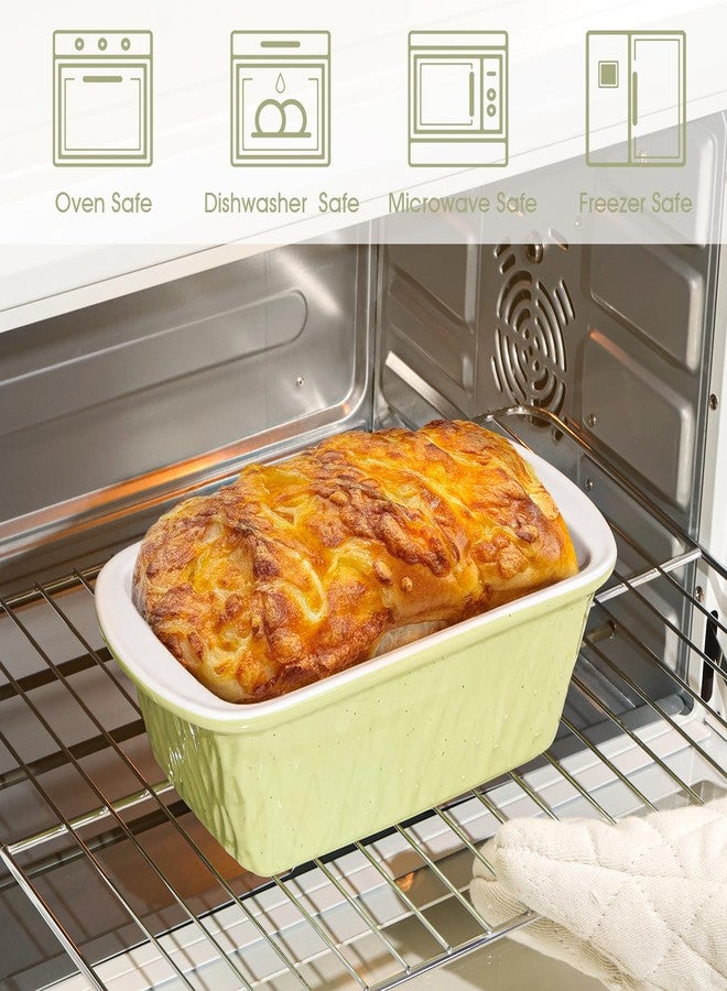 NUTRIUPS 9 x 6 Inch Rectangular Ceramic Loaf Pan for Baking Bread (Yellow) - Image 5