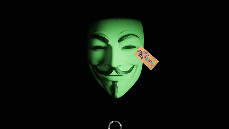 Western Era Vendetta Face Mask, Anonymous Edition Perfect Fit Cosplay, V for Vendetta (Green) (Pack of 1) - Image 3