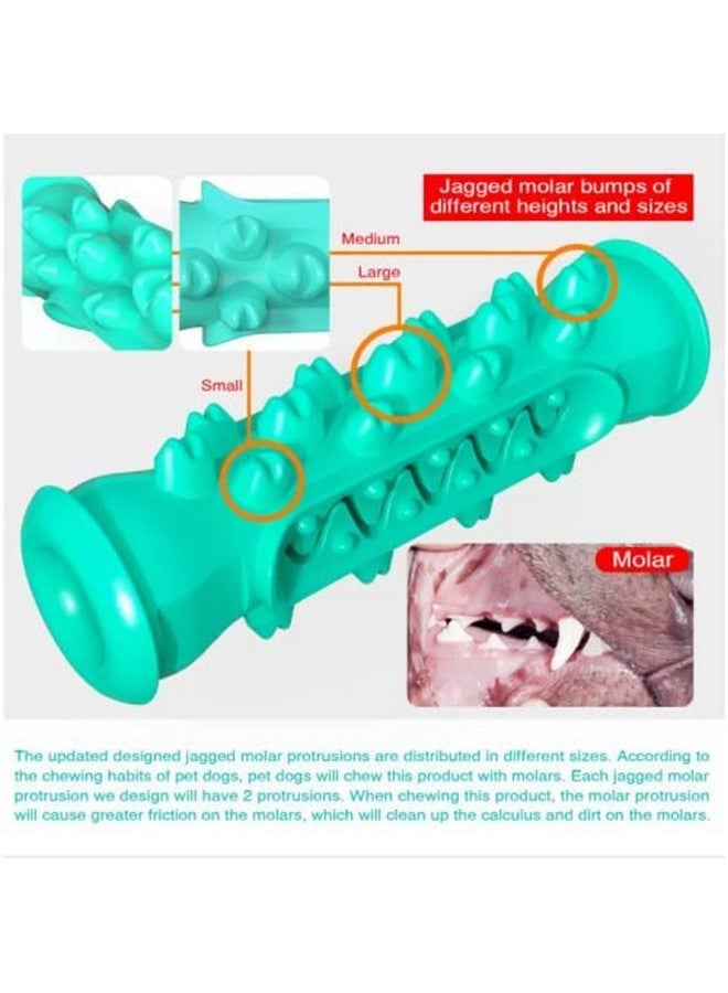 Dog Oral Toothbrush Rubber Bone Chew Treat Dispenser Toy Ideal For Teeth Cleaning And Playing Aggressive Chewers Dogs And Puppies (Multicolor) - Image 5