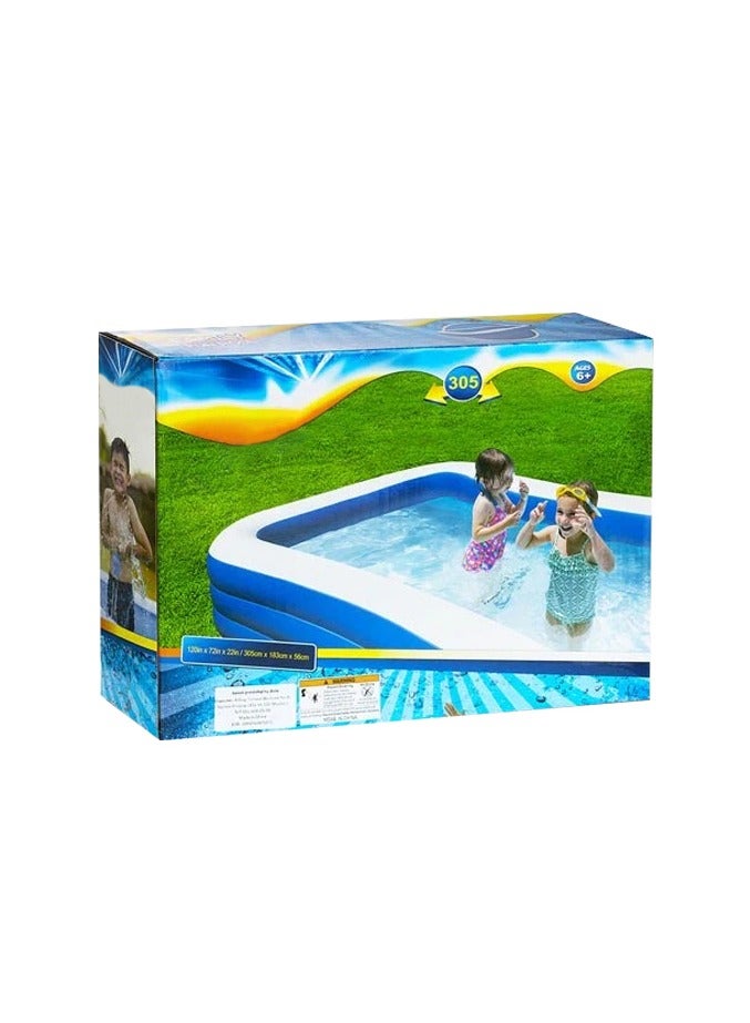 Gift For Kids Inflatable Swimming Pool,Inflatable Kiddie Pool Fun Outdoor Water Toys for Girls Boys  - Image 1