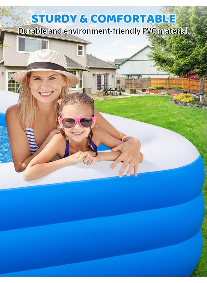 Gift For Kids Inflatable Swimming Pool,Inflatable Kiddie Pool Fun Outdoor Water Toys for Girls Boys - Image 2